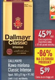 Dallmayr Kawa mielona Classic Intense