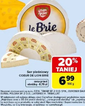 Ser pleśniowy COEUR DE LION BRIE