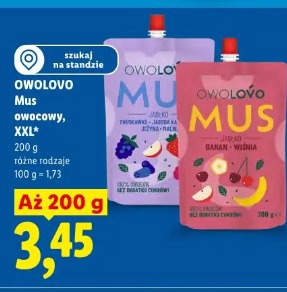 Owolovo Mus owocowy, XXL