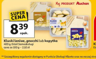 Kluski leniwe gnocchi lub kopytka Auchan