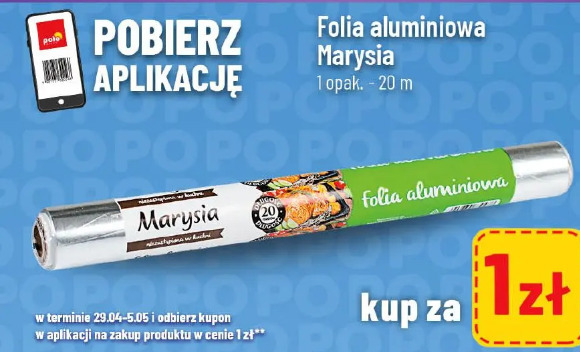 Folia aluminiowa Marysia