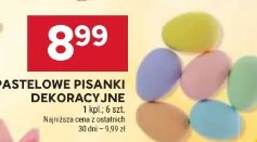 Pastelowe pisanki dekoracyjne