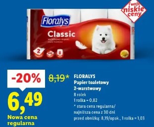 Floralys Papier toaletowy 2-warstwowy