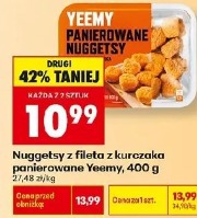 Nuggetsy z fileta z kurczaka panierowane Yeemy