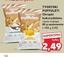 Tygryski Puffuletti Chrupki kukurydziane