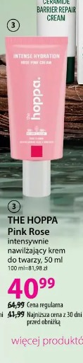 The Hoppa Pink Rose intensywnie nawilżający krem do twarzy