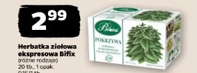 Herbatka ziołowa ekspresowa Bifix