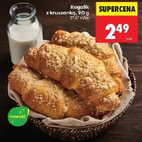 Rogalik z kruszonką