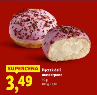 Pączek deli mascarpone