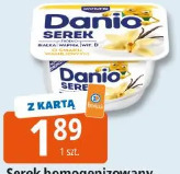 Serek homogenizowany Danio Danone