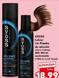 Syoss Lakier lub Pianka do włosów