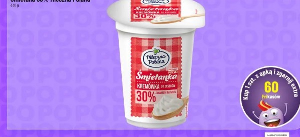 Śmietana 30% Mleczna Polana