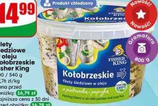 Filety śledziowe w oleju Kołobrzeskie Fisher King