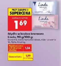 Mydło w kostce kremowe Linda