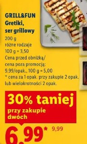Grill&Fun Gretiki, ser grillowy