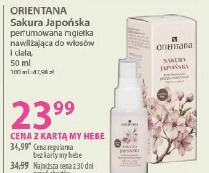 Sakura Japońska perfumowana mgiełka nawilżająca do włosów i ciała ORIENTANA