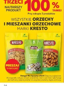 Wszystkie orzechy i mieszanki orzechowe marki KRESTO