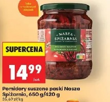Pomidory suszone paski Nasza Spiżarnia