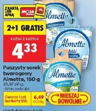 Puszysty serek twarogowy Almette