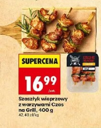 Szaszłyk wieprzowy z warzywami Czas na Grill