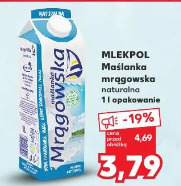 Mlekpol Maślanka margowska naturalna