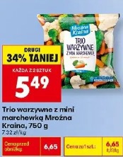 Trio warzywne z mini marchewką Mrożona Kraina