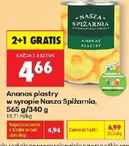 Ananas plastry w syropie Nasza Spiżarnia