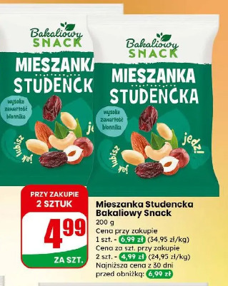 Mieszanka studencka Bakaliowy Snack