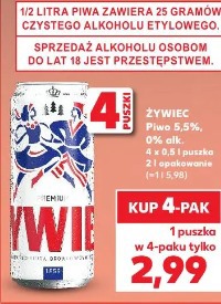Żywiec Piwo 5.5%, 0% alk.