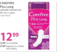 Carefree Plus Long wkładki higieniczne