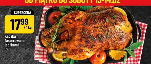 Kaczka faszerowana jabłkami