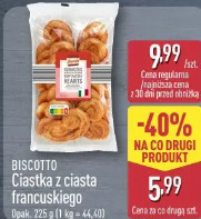 Biscotto Ciastka z ciasta francuskiego