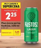 Piwo jasne pełne Kustosz
