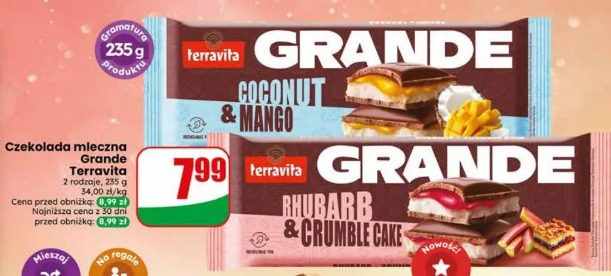 Czekolada mleczna Grande Terravita