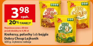 Krakery, paluchy lub bajgle Dobry Chrup Lajkonik