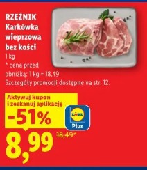 Rzeźnik Karkówka wieprzowa bez kości
