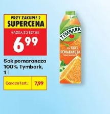 Sok pomarańcza 100% Tymbark