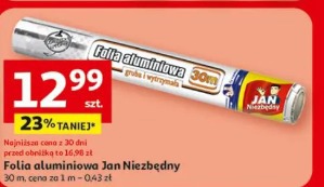 Folia aluminiowa Jan Niezbędny