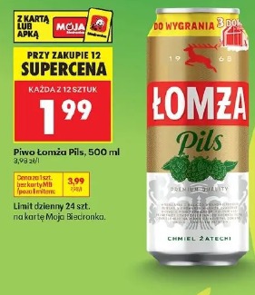 Piwo Łomża Pils