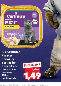 K-Carinura Pasztet premium dla kotów z kurczakiem i nadzieniem mlecznym