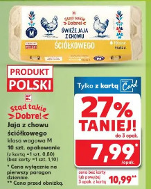 Stąd takie dobre! świeże jaja z chowu ściółkowego klasa M