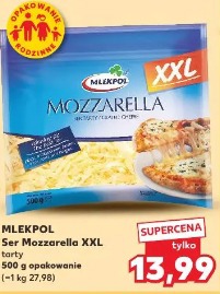 Mlekpol Ser Mozzarella XXL tarty