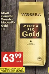 Kawa ziarnista Woseba Mocca Fix Gold