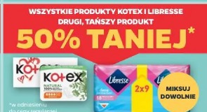 Wszystkie produkty Kotex i Libresse