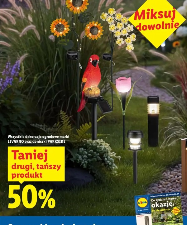 Wszystkie dekoracje ogrodowe marki Livarno oraz doniczki Parkside