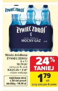 Woda źródlana ŻYWIEC ZDRÓJ
