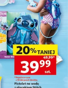 Pistolet na wodę z plecakiem Stitch