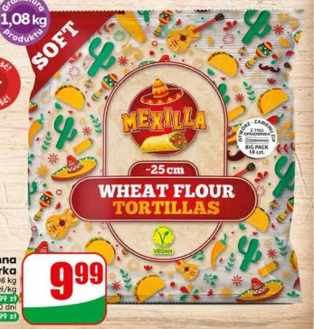 Tortilla pszenna Mexilla Soft Turka