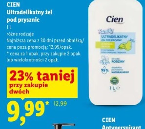 Cien Ultradelikatny żel pod prysznic