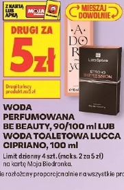 Woda perfumowana Be Beauty lub woda toaletowa Lucca Cipriano